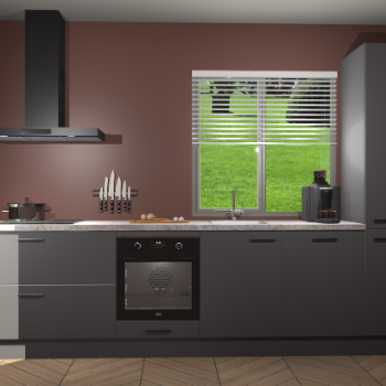 Onyxgrijze keuken Antigua 44116