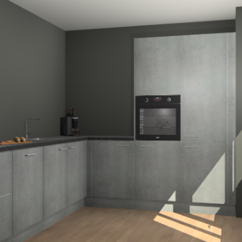 Beton Parelgrijs keuken Portland 79016