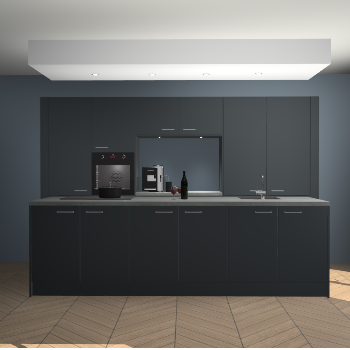 Onyxgrijze keuken Lodz 66320