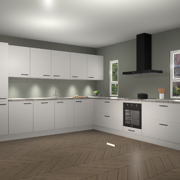 Zijdegrijze keuken Solola 86917