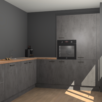 Beton Antraciet keuken Portland 79031