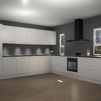 Zijdegrijze keuken Solola 86930