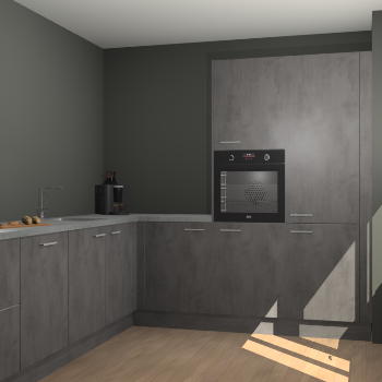 Beton Antraciet keuken Portland 79054