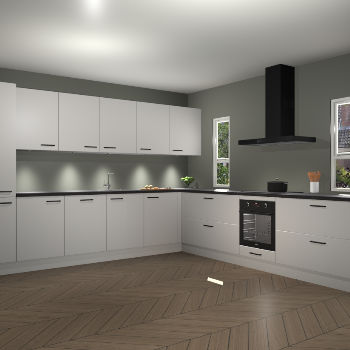 Zijdegrijze keuken Solola 86932