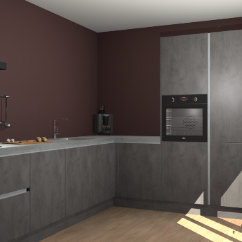 Beton Antraciet greeploze keuken Portland 79055