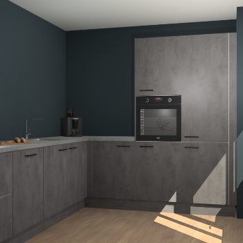 Beton Antraciet keuken Portland 79056