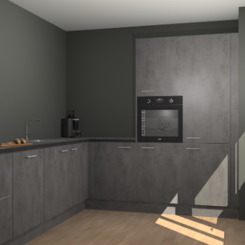 Beton Antraciet keuken Portland 79089