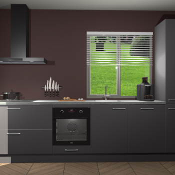 Onyxgrijze keuken Antigua 44015