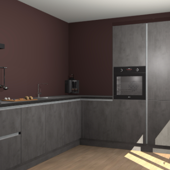 Beton Antraciet greeploze keuken Portland 79091