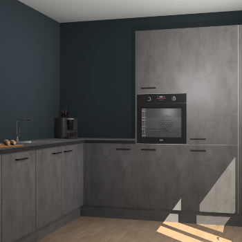 Beton Antraciet keuken Portland 79092