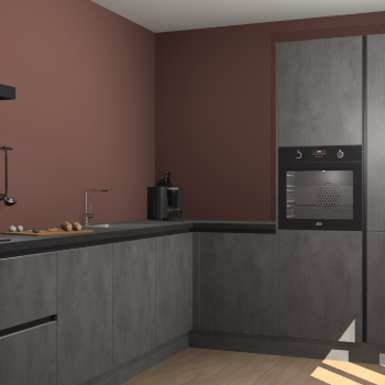 Beton Antraciet greeploze keuken Portland 79096