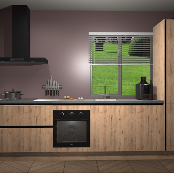 Madera Natuur greeploze keuken Antigua 45577