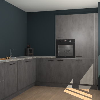 Beton Antraciet keuken Portland 79100