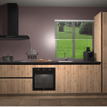 Madera Natuur greeploze keuken Antigua 45578