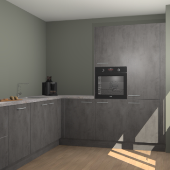 Beton Antraciet keuken Portland 79116