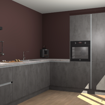 Beton Antraciet greeploze keuken Portland 79118