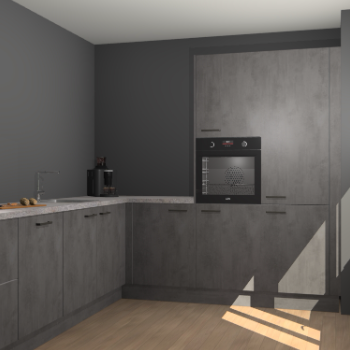 Beton Antraciet keuken Portland 79120