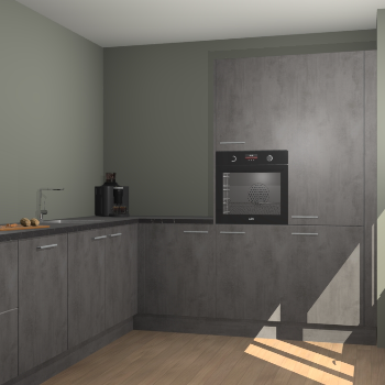 Beton Antraciet keuken Portland 79142