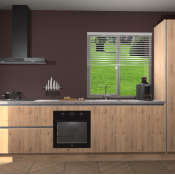 Madera Natuur greeploze keuken Antigua 44506