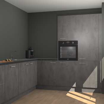 Beton Antraciet keuken Portland 79143