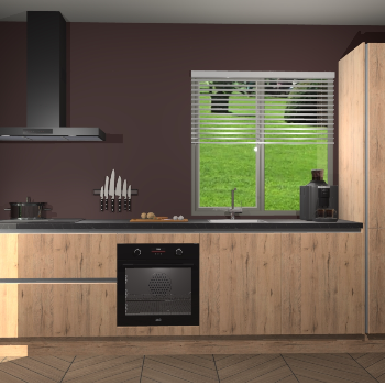 Madera Natuur greeploze keuken Antigua 44650