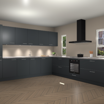 Onyxgrijze keuken Solola 87471