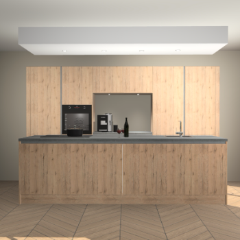 Madera Natuur greeploze keuken Lodz 66558