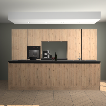 Madera Natuur greeploze keuken Lodz 66571