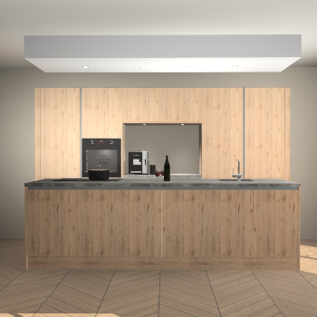 Madera Natuur greeploze keuken Lodz 66574