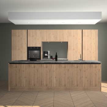 Madera Natuur greeploze keuken Lodz 66577