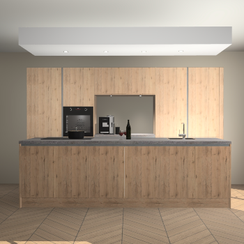 Madera Natuur greeploze keuken Lodz 66642