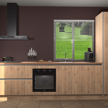 Astoria Eiken greeploze keuken Antigua 45052