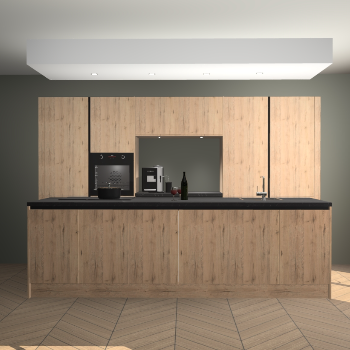 Madera Natuur greeploze keuken Lodz 66651