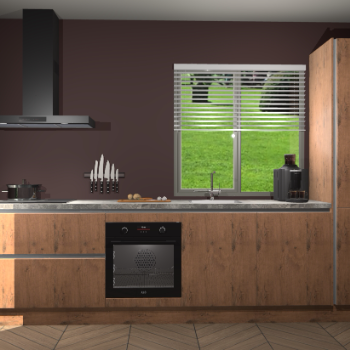 Astoria Eiken greeploze keuken Antigua 45206