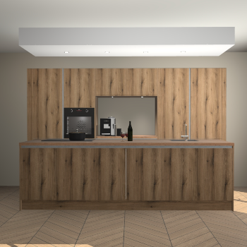 Goud Eiken greeploze keuken Lodz 64149