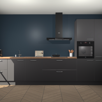 Onyxgrijze keuken Leuven 47554