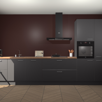 Onyxgrijze keuken Leuven 47555