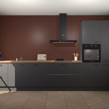 Onyxgrijze keuken Leuven 47558