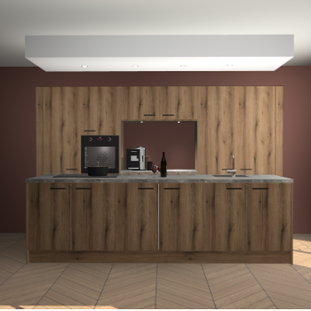 Goud Eiken keuken Lodz 64708