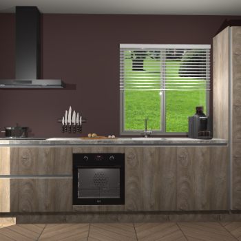 Cantaro Eiken greeploze keuken Antigua 43175