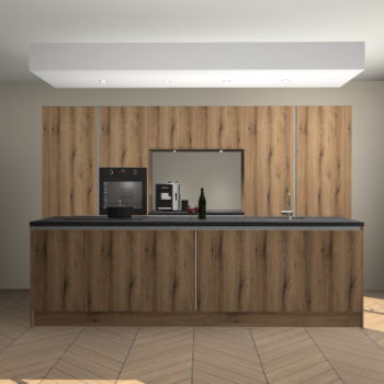 Goud Eiken greeploze keuken Lodz 65431