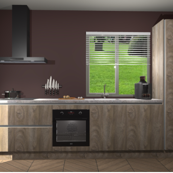 Cantaro Eiken greeploze keuken Antigua 43195