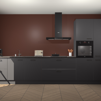 Onyxgrijze keuken Leuven 47629