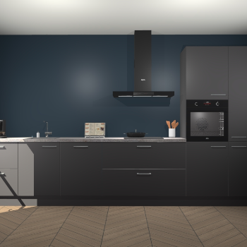 Onyxgrijze keuken Leuven 47674