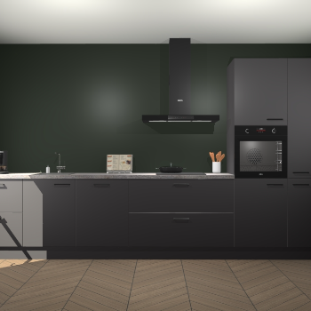 Onyxgrijze keuken Leuven 47677