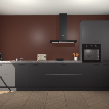 Onyxgrijze keuken Leuven 47678