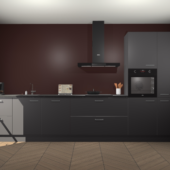 Onyxgrijze keuken Leuven 47687