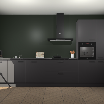 Onyxgrijze keuken Leuven 47689