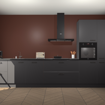 Onyxgrijze keuken Leuven 47690