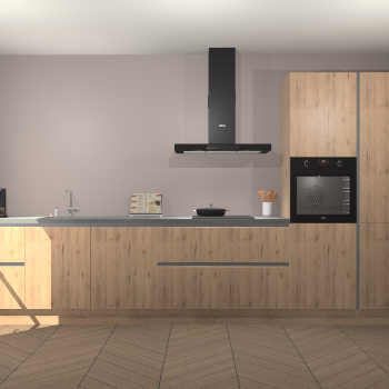 Madera Natuur greeploze keuken Leuven 47734